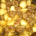 KUUMASA's cooksnap of when they made 簡単♪牛こまとじゃがいもの甘辛炒め.
