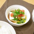 ★Ayako's cooksnap of when they made トマトの冷奴★アジア風.