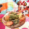 みなみんくっきんぐ's cooksnap of when they made 青じそとカニカマの天ぷら.
