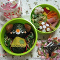 ８児のママきよっぺ's cooksnap of when they made ❀お弁当に可愛いまんまるかぼちゃ～桜～❀.