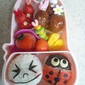 KIYOﾁｬﾝ♪'s cooksnap of when they made LINEでお馴染みのムーン キャラ弁.
