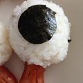 hokugirl's cooksnap of when they made 大人のキャラ弁☆目玉のおやじにぎりめし.