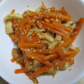 daikanon's cooksnap of when they made にんじんとちくわのきんぴら.