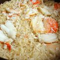 one_k's cooksnap of when they made 冬はカニ！！！カニ飯～♪.