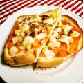 てらよう's cooksnap of when they made 簡単にピザ気分トースト.
