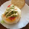 竹中キッチン's cooksnap of when they made トマトとアボカドのイングリッシュマフィン.