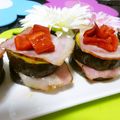 snoopyayoi's cooksnap of when they made なすとベーコンのひとくちおつまみ♪.