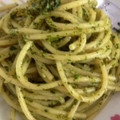 リトルキャラメル's cooksnap of when they made シソとゴマのパスタ（ジェノベーゼ風）.