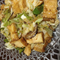 koemama's cooksnap of when they made 厚揚げとキャベツの回鍋肉風.