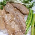 ☆☆ゆめママ☆☆'s cooksnap of when they made 焼肉のタレで簡単ステーキ丼.