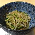 n_ri_o's cooksnap of when they made お弁当に＊もやしと胡瓜のピリ辛ナムル＊.