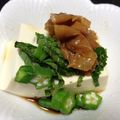 huto☆'s cooksnap of when they made ＊オクラと梅干の冷奴＊.