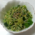 亜矢佳's cooksnap of when they made Ｗオクラのおひたし　～オクラの新芽と実～.
