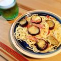 ひなくり's cooksnap of when they made 茄子とベーコンの和っぽいパスタ.