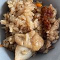 kinkinsan's cooksnap of when they made かしわめし　福岡の味　炊飯器・ルクルーゼ.