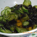 ぽんlove's cooksnap of when they made きゅうりとわかめの酢の物.
