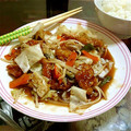 猫ﾏンﾏ's cooksnap of when they made カリカリ鶏皮と残り野菜の甘辛中華炒め.