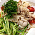 ingw's cooksnap of when they made 冷しゃぶで冷やしうどん！.