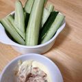 tama-ma's cooksnap of when they made 梅マヨきゅうり.