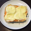 Ｐ子ママ's cooksnap of when they made ジャンクに☆マヨケチャトースト.