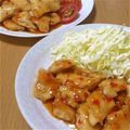 yukky0717's cooksnap of when they made ちょっぴり和風な鶏チリ焼き～♪.