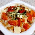 ☆★あんず姫★☆'s cooksnap of when they made トマトとチーズの納豆.