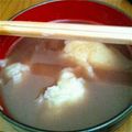 sky_birds's cooksnap of when they made あっという間の☆しるこ☆こむぎ団子.