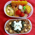 みうきー's cooksnap of when they made 七夕ｷｬﾗ弁*うさぎﾁｬﾝの星に願いを*.