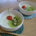 やはぎん's cooksnap of when they made 美味★なめらかフルーツ杏仁豆腐.