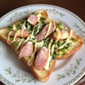 kuuumi's cooksnap of when they made 感（＞д＜)動!山盛りねぎのマヨトースト.