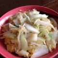 ☆コーラ☆'s cooksnap of when they made もやしと白菜のあんかけ炒飯.