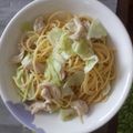 かぴこかぴ's cooksnap of when they made ☆蒸しささみのキャベツパスタ☆.