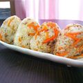 ♪珠香♪'s cooksnap of when they made 健脳食☆人参とさば缶でツナおにぎり.