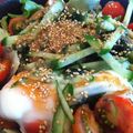 sakurask's cooksnap of when they made ゴマだれの海藻ツナマヨサラダうどん♪.