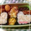 kumako♡'s cooksnap of when they made キャラ弁！？【ずぼら！！なハート巻】＾＾.