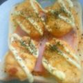 tomapiyo's cooksnap of when they made チキンナゲット de トースト その壱.