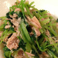 yachon's cooksnap of when they made 三つ葉とツナの和え物.