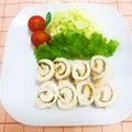 ☆☆moka☆☆'s cooksnap of when they made ルクエde鶏ささみの梅みそ巻き.