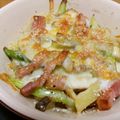 ぽこがーる's cooksnap of when they made アスパラベーコンのチーズ焼き.