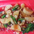 らくらくおかず's cooksnap of when they made 【ルクエ】大根とえびのあんかけ.