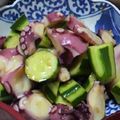 ykmy1503's cooksnap of when they made ＊簡単＊タコと胡瓜の中華和え＊.