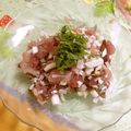 komutatata's cooksnap of when they made ☆あじのたたき☆.