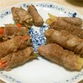 ぴぃーちゃそ's cooksnap of when they made おろしポン酢＆レンジで☆野菜の肉巻き.