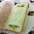 龍青空ママ's cooksnap of when they made グリーンティ☆チーズ★トースト.