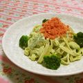 赤い電話's cooksnap of when they made アボカドdeグリーンクリームパスタ.