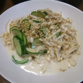 qoouru's cooksnap of when they made ◇えのきとキュウリのマヨあえ◇.