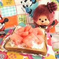 みなみんくっきんぐ's cooksnap of when they made 夏メニュー♡ホイップ☆スイカトースト♡.