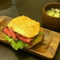 ドナ好き好き's cooksnap of when they made 絶品☆簡単！！ローストビーフサンドイッチ.
