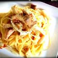 ＊ゆうこぽよよ＊'s cooksnap of when they made 鮭ときのこのクリームパスタ♪.