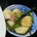 どすぎゃら's cooksnap of when they made 簡単アスパラとベーコンのじゃがバター醤油.